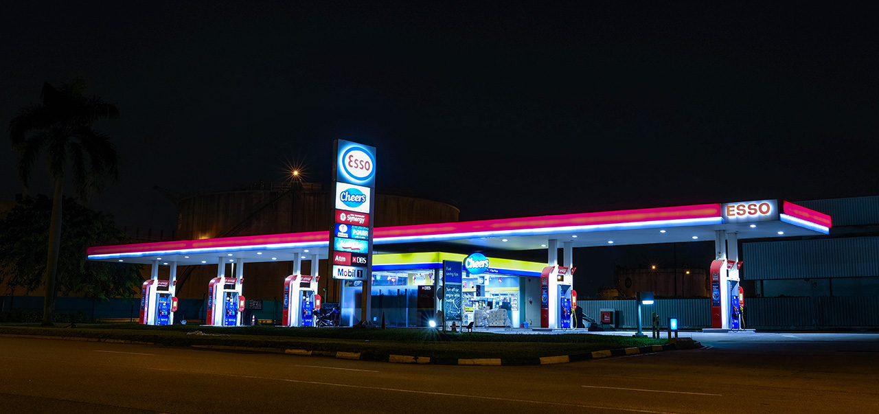2 AM at Singapore’s Loneliest Petrol Station