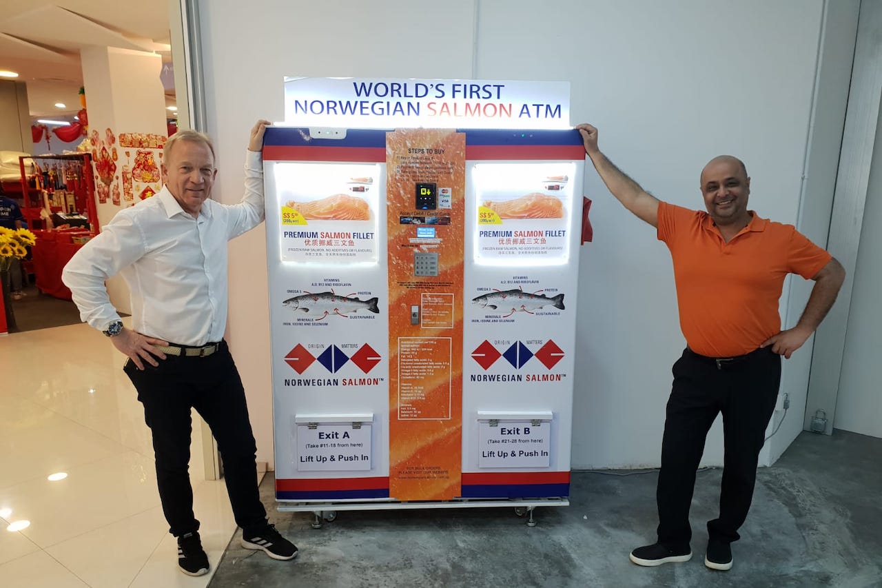 From Norway With Love: Meet The Man Who Created Singapore’s First Salmon ATM