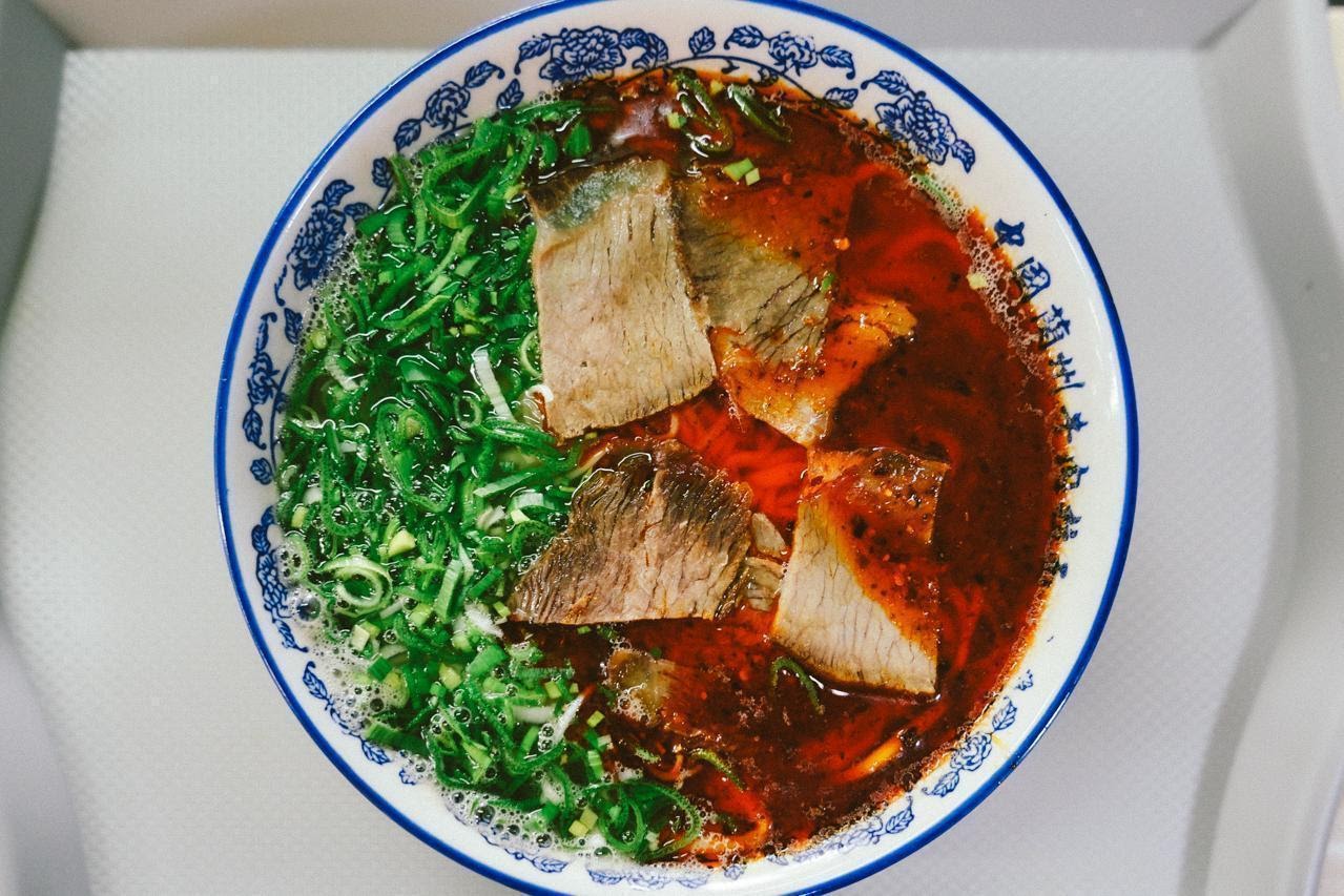 Lan Zhou Beef Noodles, aka $5 goodness.