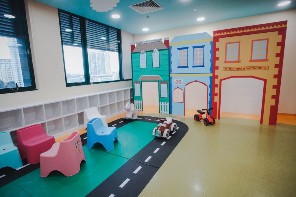 Children's playroom that's located at the pediatric cancer centre