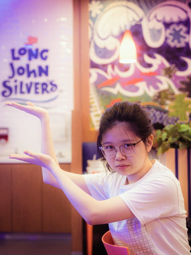 Hui Min at Long Johns Silver's