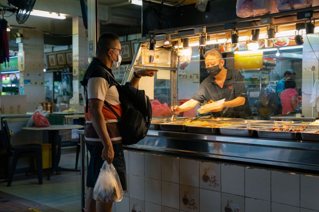 Singapore hawker rude