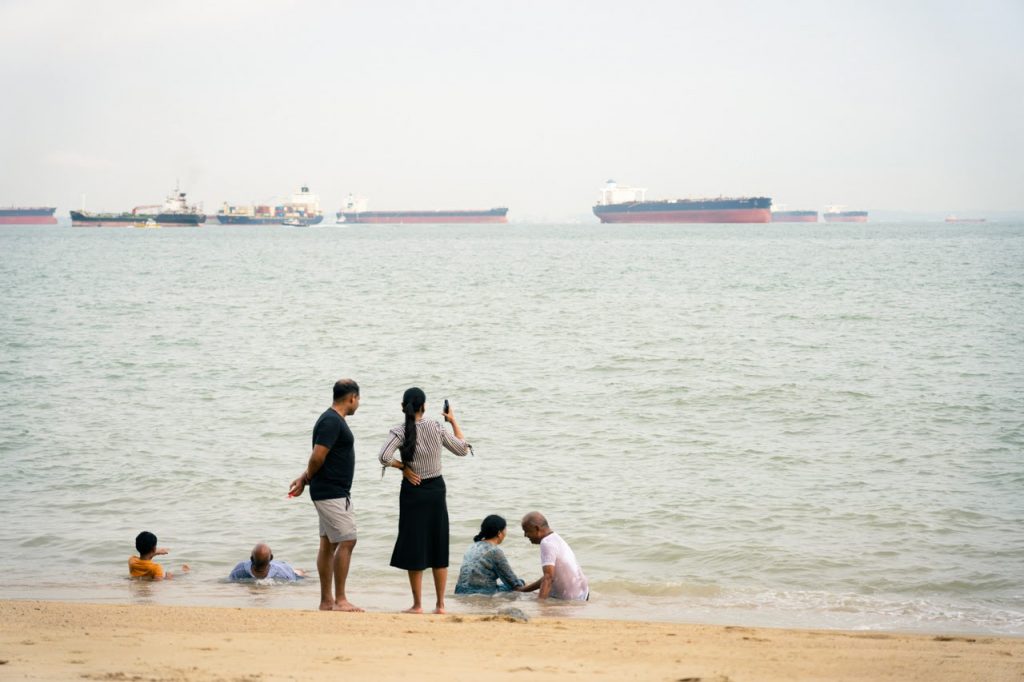 Family beach