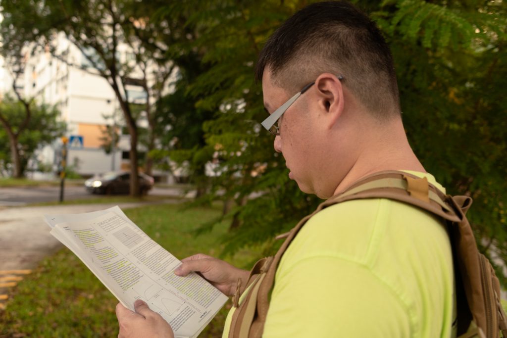 Linus Lin O-Level exam day